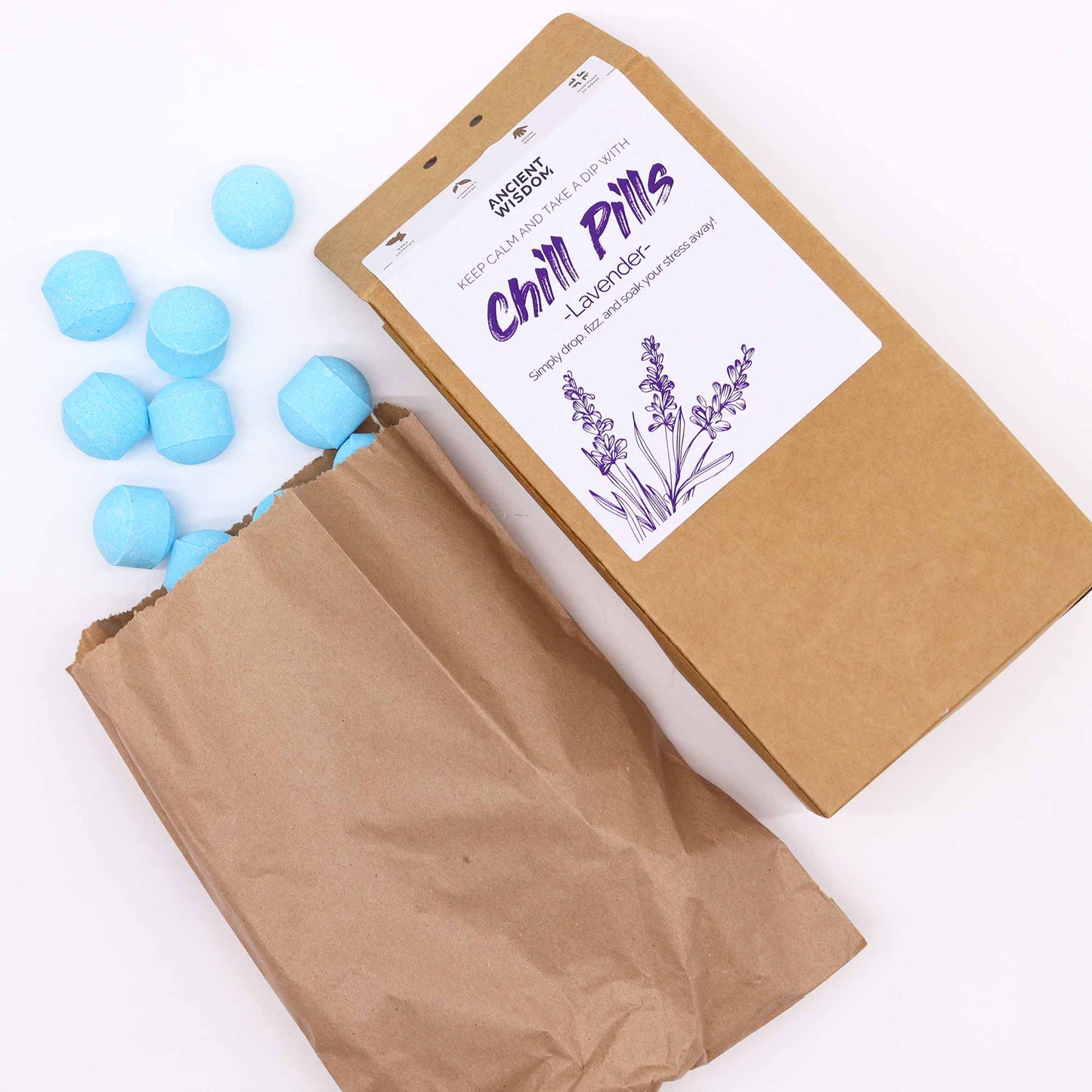 Chill Pills Geschenkpackung 350g - Lavendel