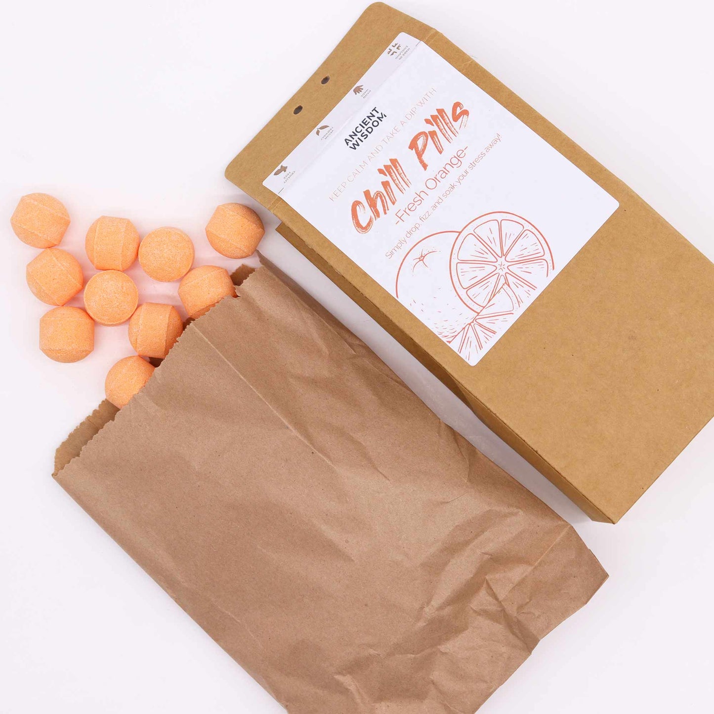 Chill Pills Geschenkpackung 350g - Frische Orange