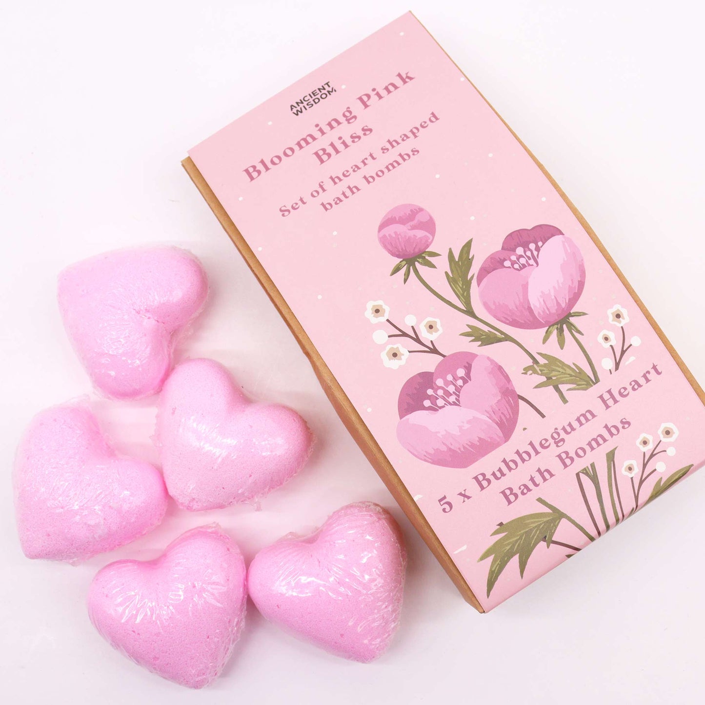 Blooming Pink Bliss Badeherz-Geschenkset