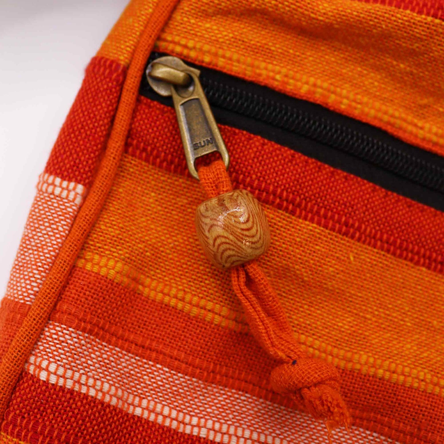 Lrg Nepal Sling Bag  (Adjustable Strap) -  Sunrise Orange