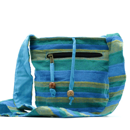 Nepal Sling Bag - Spring Meadows Green & Blue