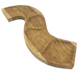 Snake Shaped Teak Bowl Aprox 55cm