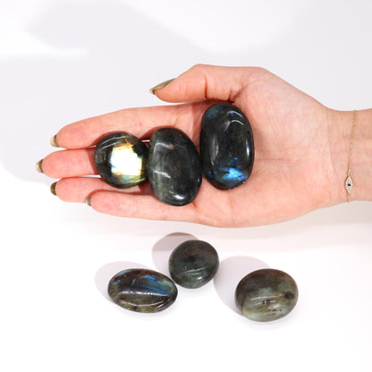 Madagascar Labradorite Palm Stones