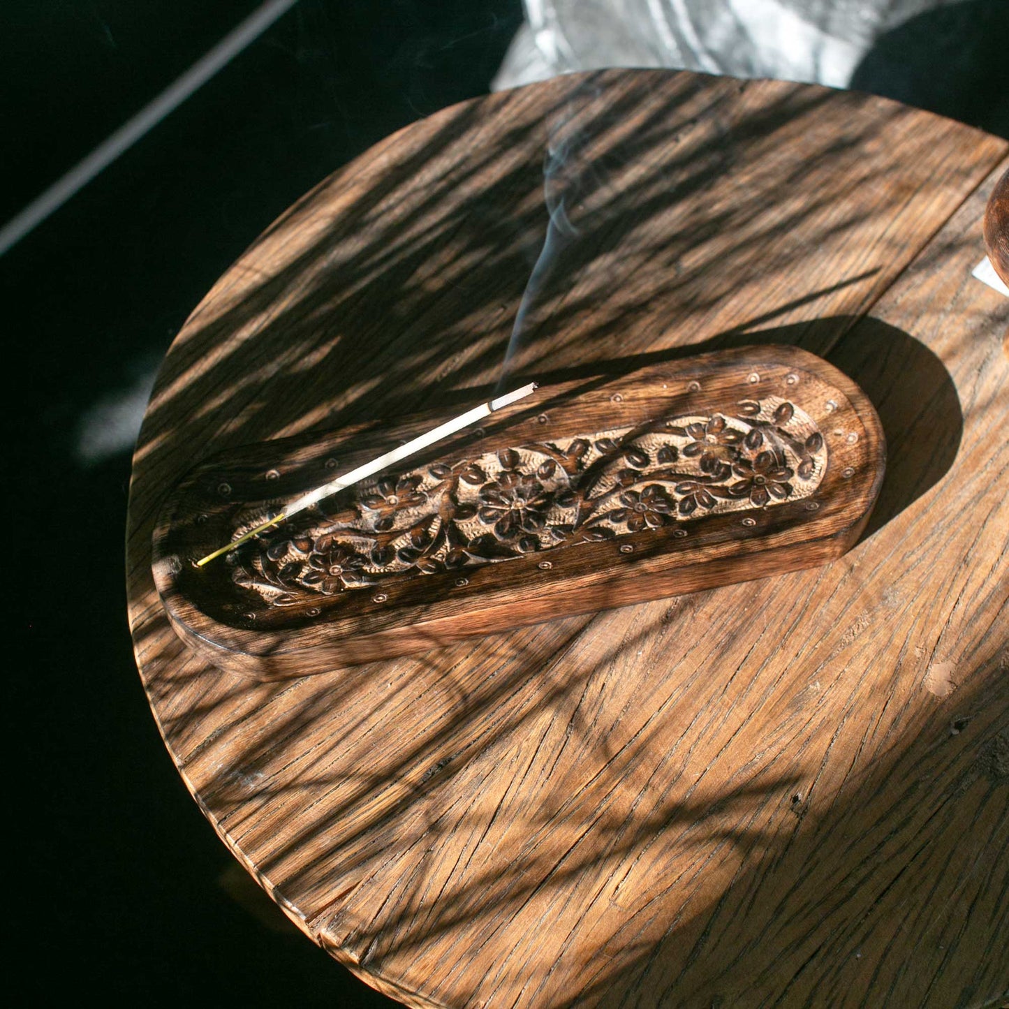 Large Incense Tray 30x10cm - Classic Mango Wood