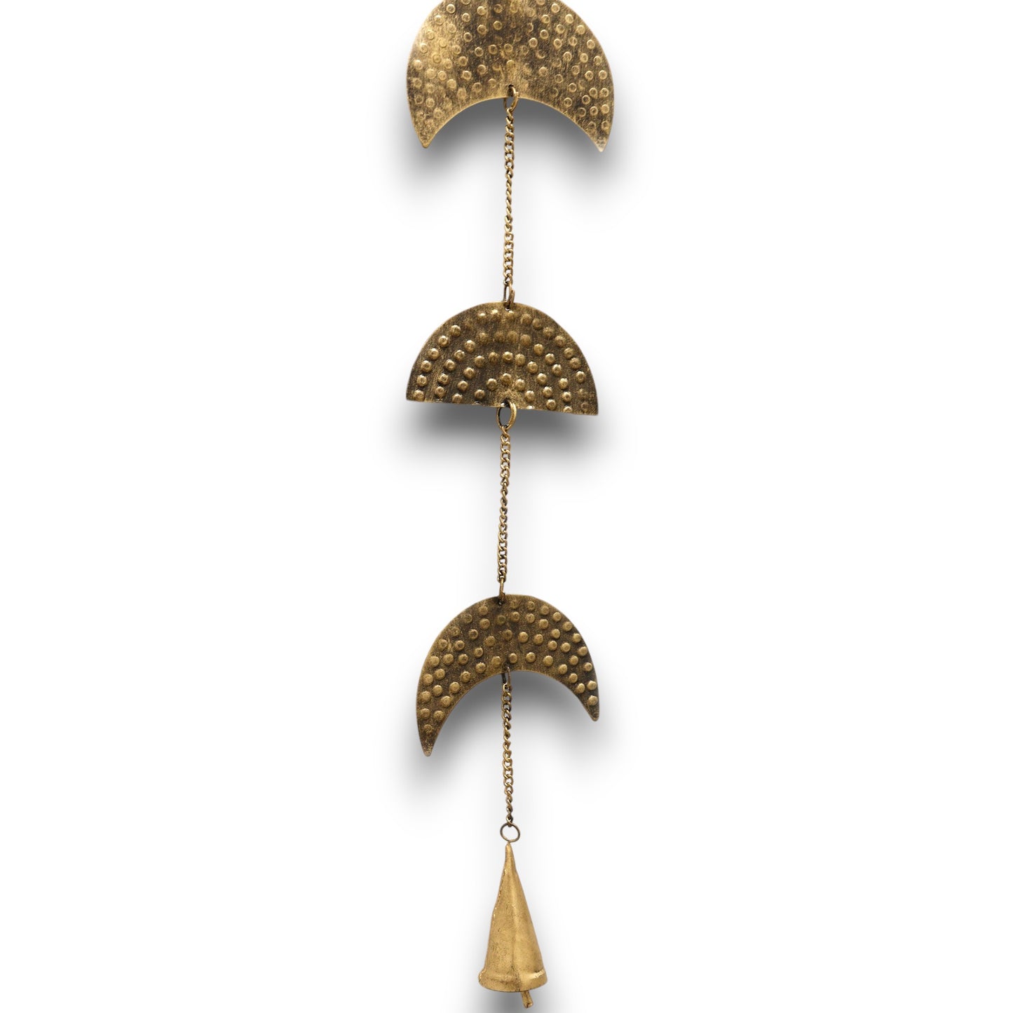 Indian Chimes - Brass Moon Phases Drop