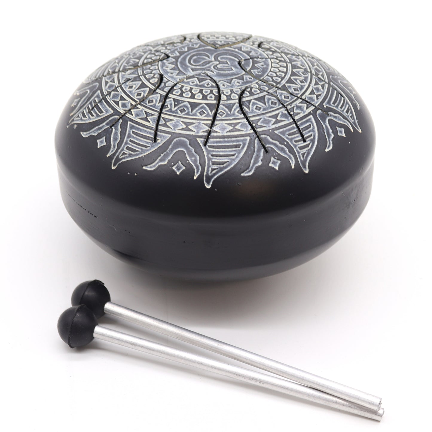 Steel Tongue Happy Drums Om Mandala Engraved - 16cm