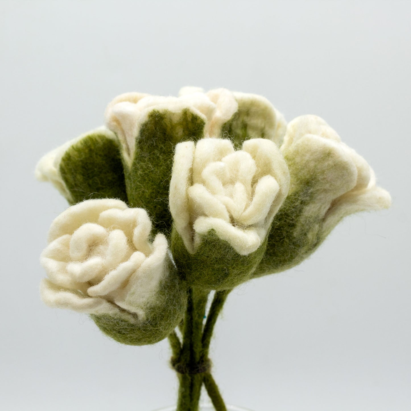 Felt Flowers - Handcrafted Set of 6
