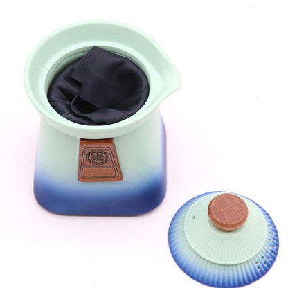Temple Teapot Set with Three Cups