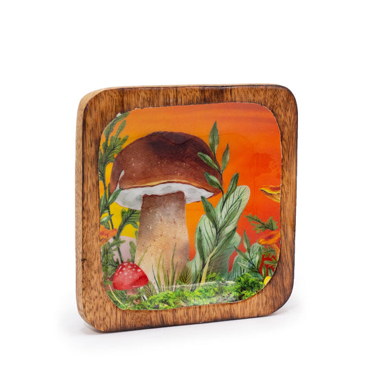 Mushroom Maroon Trinket Tray