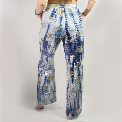 Nomad Sari Lounge Pants - Greek White