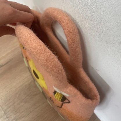 Water Felted Bags - Canvas Design