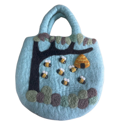Water Felted Bags - Canvas Design