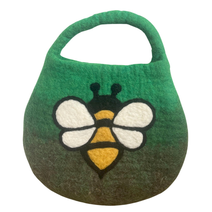 Water Felted Bee Bag