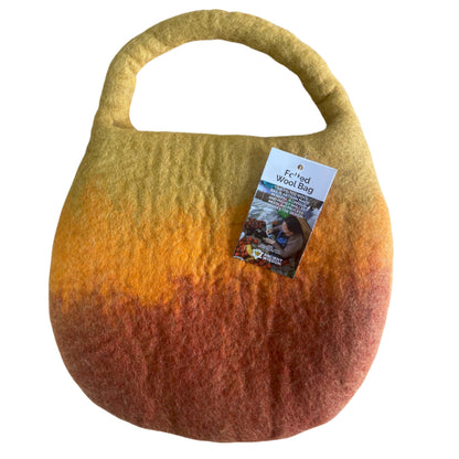 Water Felted Bee Bag