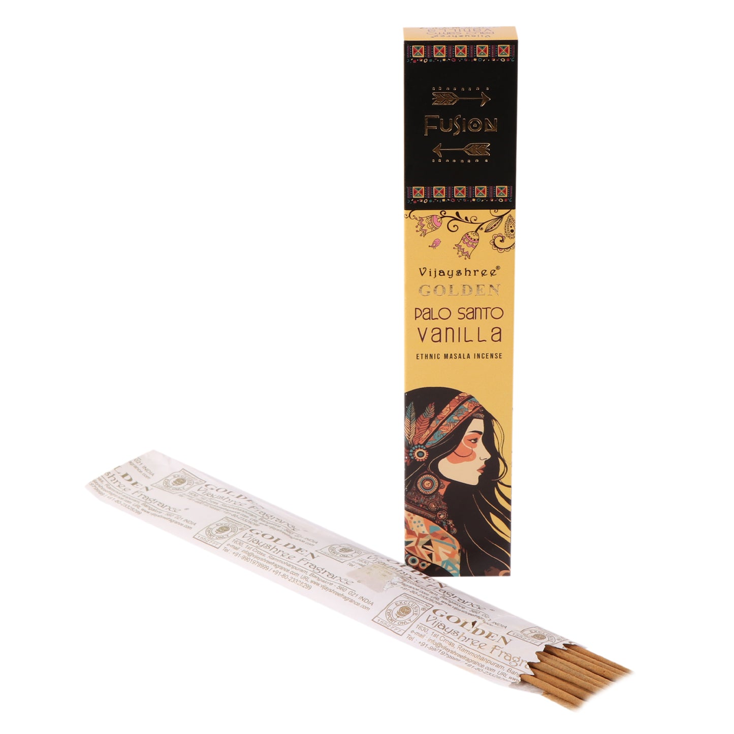 Golden Palo Santo Incense Sticks