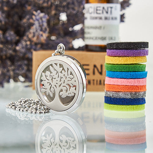 Aromatherapy Jewellery Necklace - Tree of Life 30mm