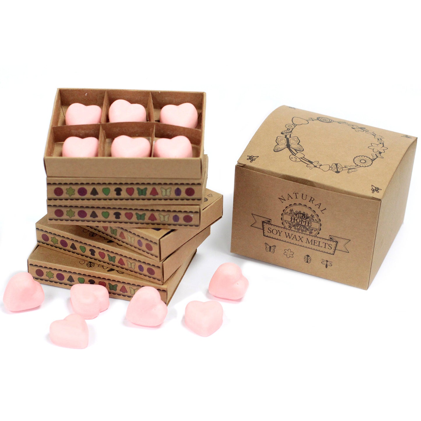 Geschenkset mit 6 Wachsschmelzen - Drachenblut