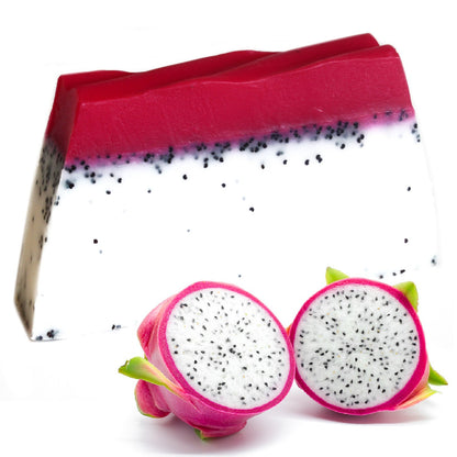 Tropical Paradise Soap Slice- Dragon Fruit