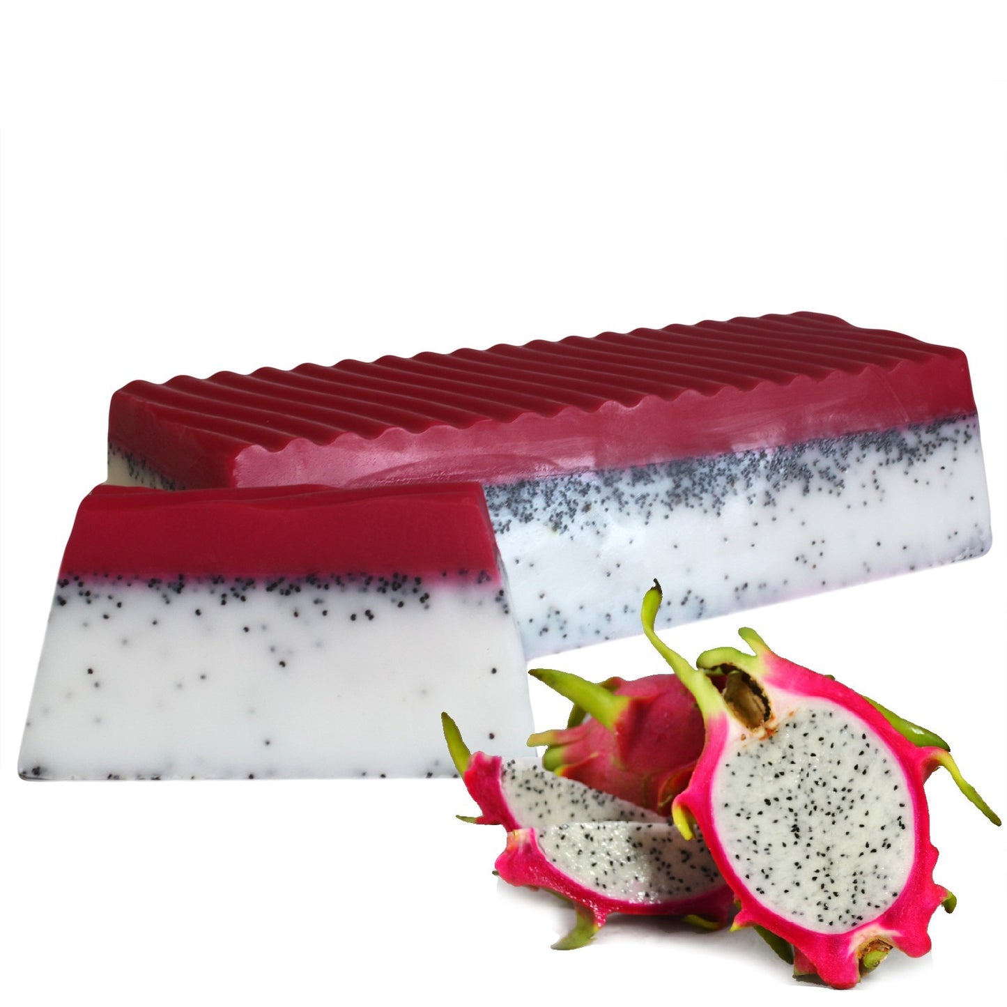 Tropical Paradise Soap Slice- Dragon Fruit