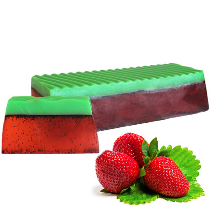 Tropical Paradise Soap Slice - Strawberry