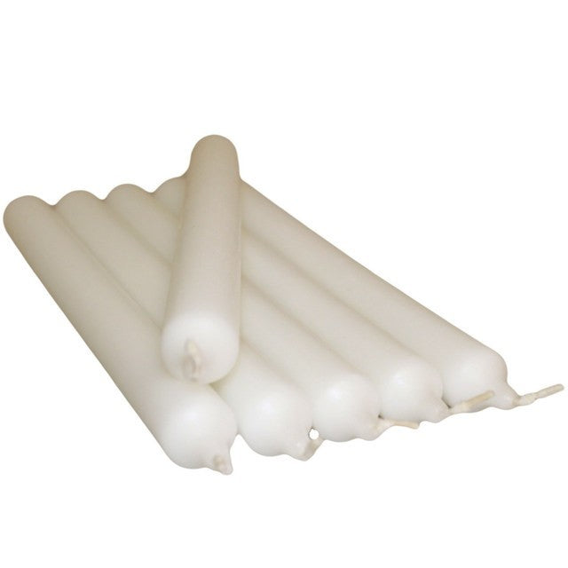 White Dinner Candles - 5 Pcs