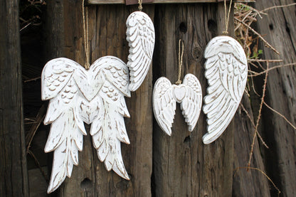 Hand Crafted Double Angel Wing - 31cm