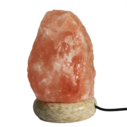 Quality USB Natural Salt Lamp - 11.5 cm (white light)