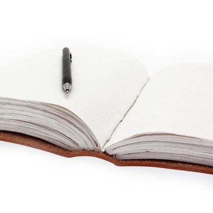 Riesiges Lederbuch „Blume des Lebens“, 10x13 Zoll (200 Seiten)