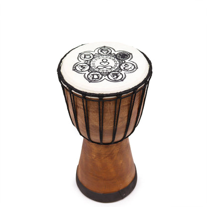 Handgefertigte Djembe-Trommel mit breiter Oberseite – 30 cm