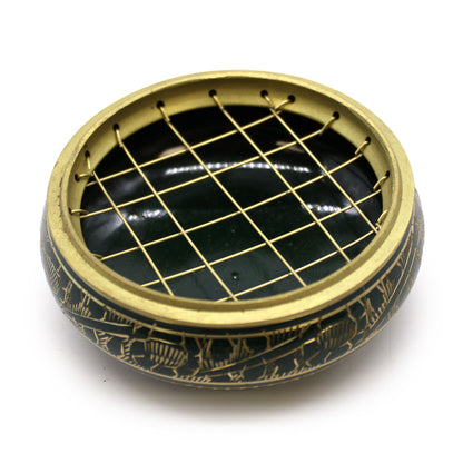 Chakra Charcoal Incense Jar - Heart