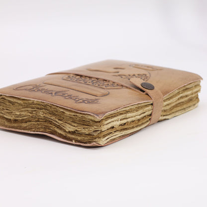 Schachmatt-Buch – Hellbraun – 200 Seiten, Dreikantschnitt – 20 x 15 cm