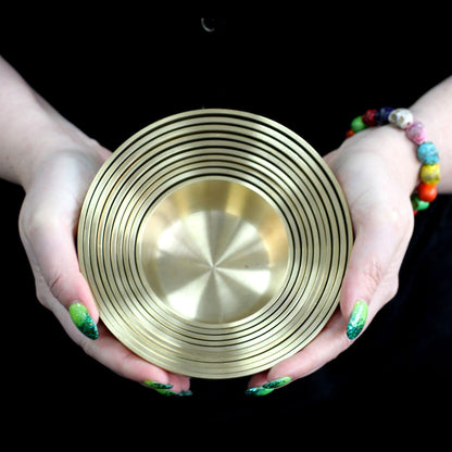 Set mit 10 Glockenmetallschalen