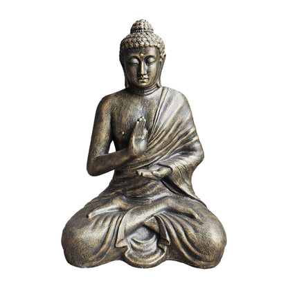 Großer antiker goldener Buddha in Meditationsstupa - 1,5 m
