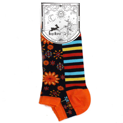 M/L Hop Hare Bamboo Socks Low (41-46) - Mandala Flowers