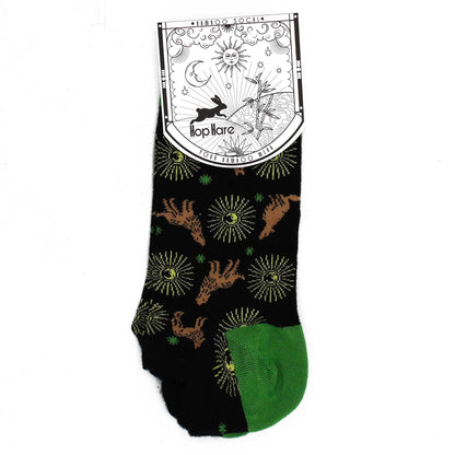 M/L Hop Hare Bamboo Socks Low (41-46) - Moonlight Wolfs
