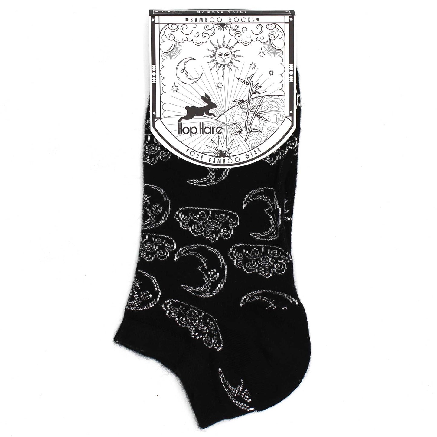M/L Hop Hare Bamboo Socks Low (41-46) - Day and Night