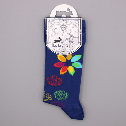 Hop Hare Bamboo Socks (41-46) - Rainbow Chakra