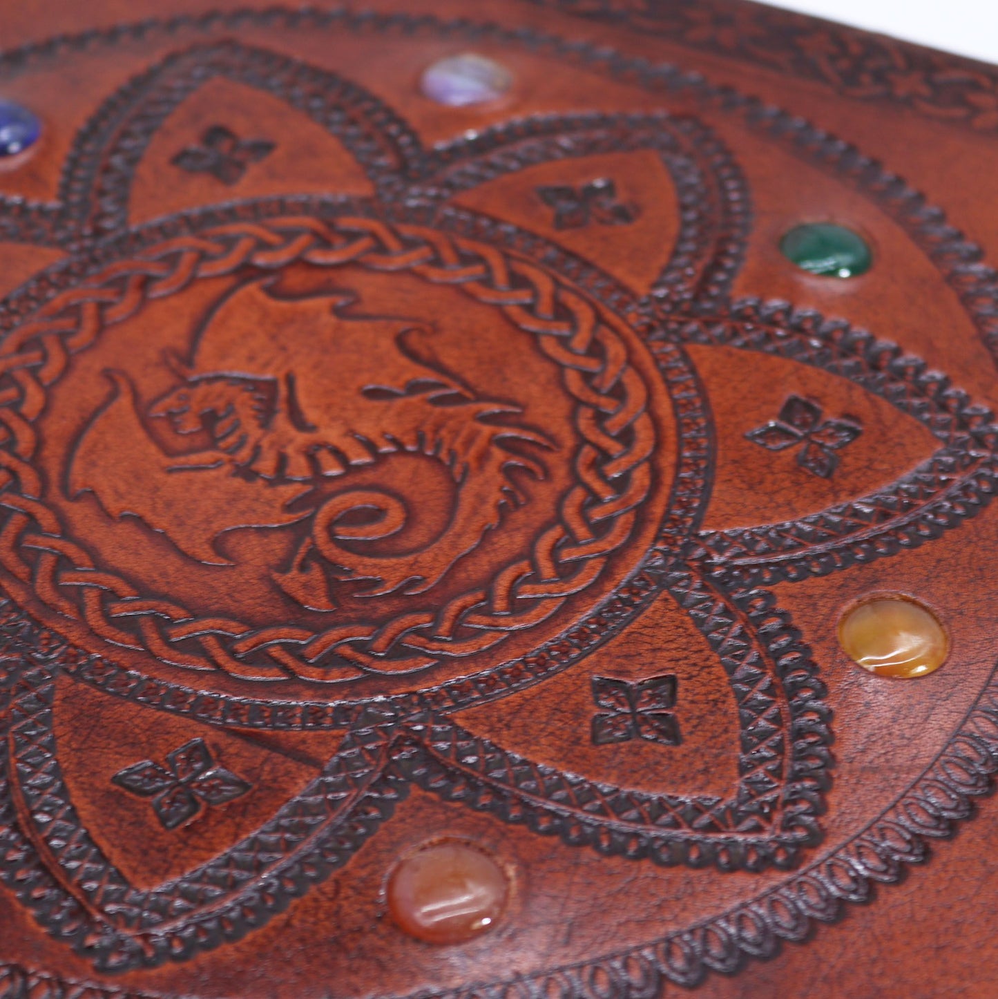 Riesiges Grabmalbuch – Chakra-Steine, Drachenmandala, 100 Seiten – 25 x 34 cm