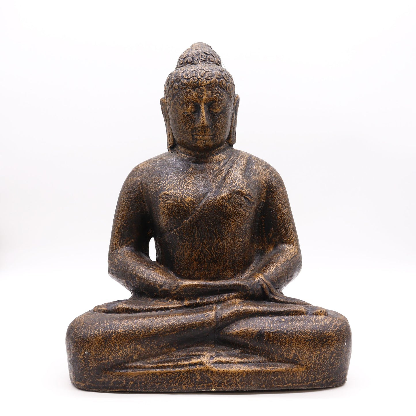 Mittlerer Buddha, klassisch, antikgolden – 0,5 m