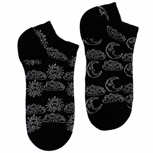 M/L Hop Hare Bamboo Socks Low (41-46) - Day and Night