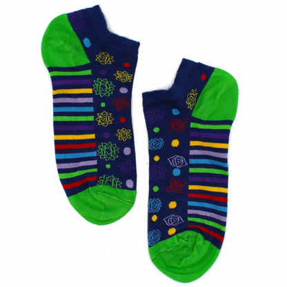 M/L Hop Hare Bamboo Socks Low (41-46) - 7 Chakra