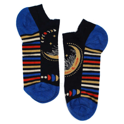 M/L Hop Hare Bamboo Socks Low (41-46) - Lunar Phases