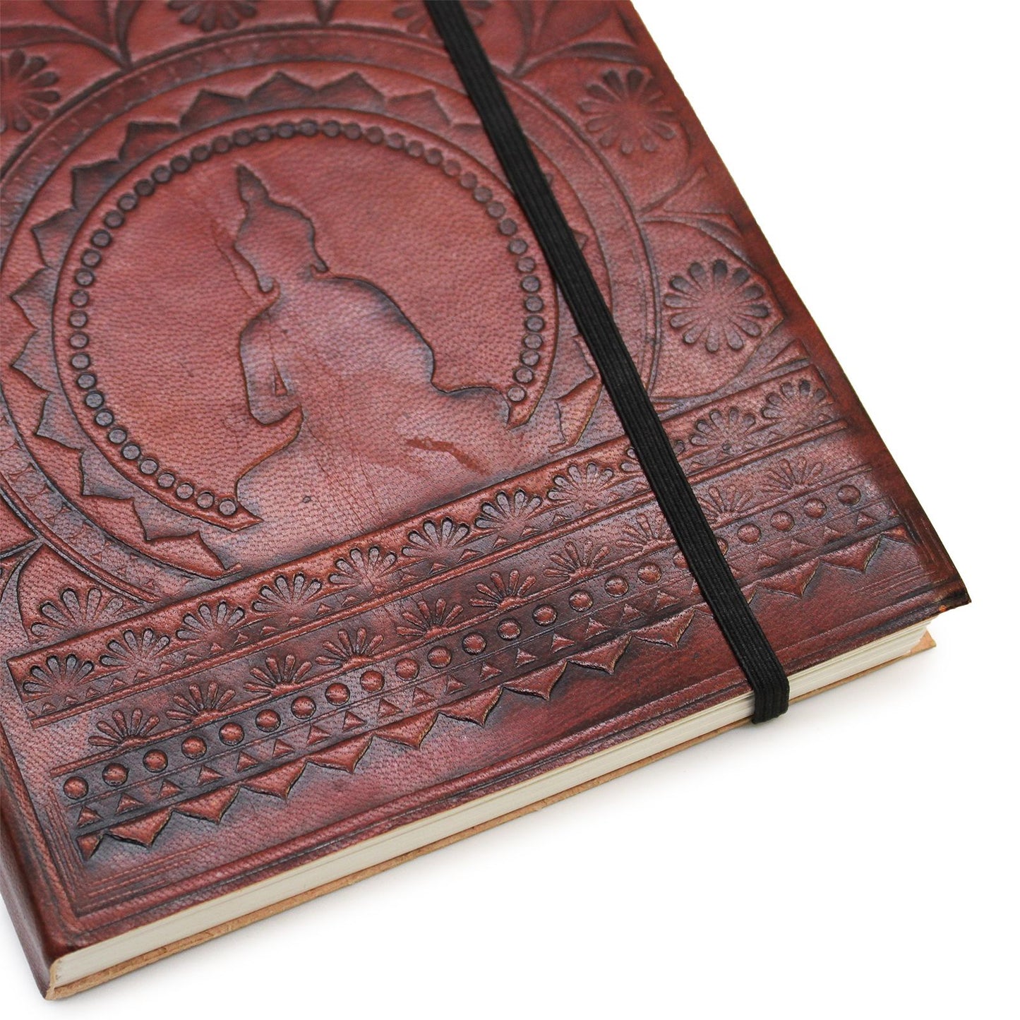 Kleines Notizbuch mit Tragegurt – Tibetisches Mandala