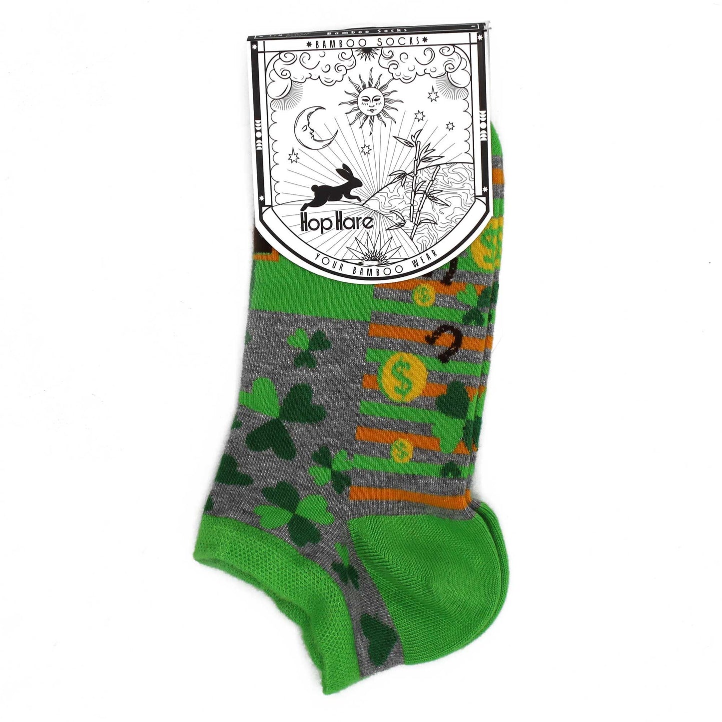 M/L Hop Hare Bamboo Socks Low (41-46) - Lucky Socks