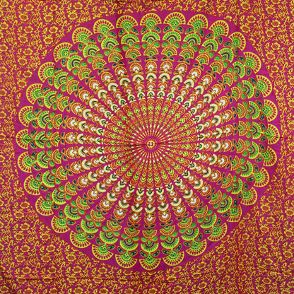 Ruby Lime  Mandala Sarong