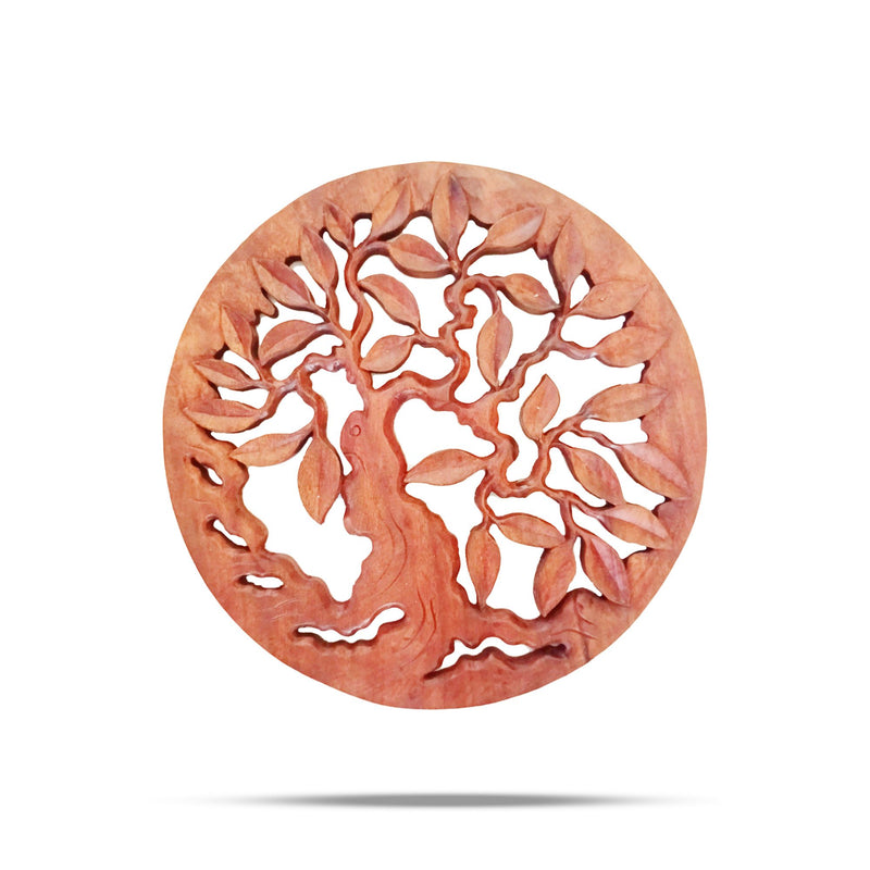 Tree of Life Small - Hand-Carved Wooden Wall Art