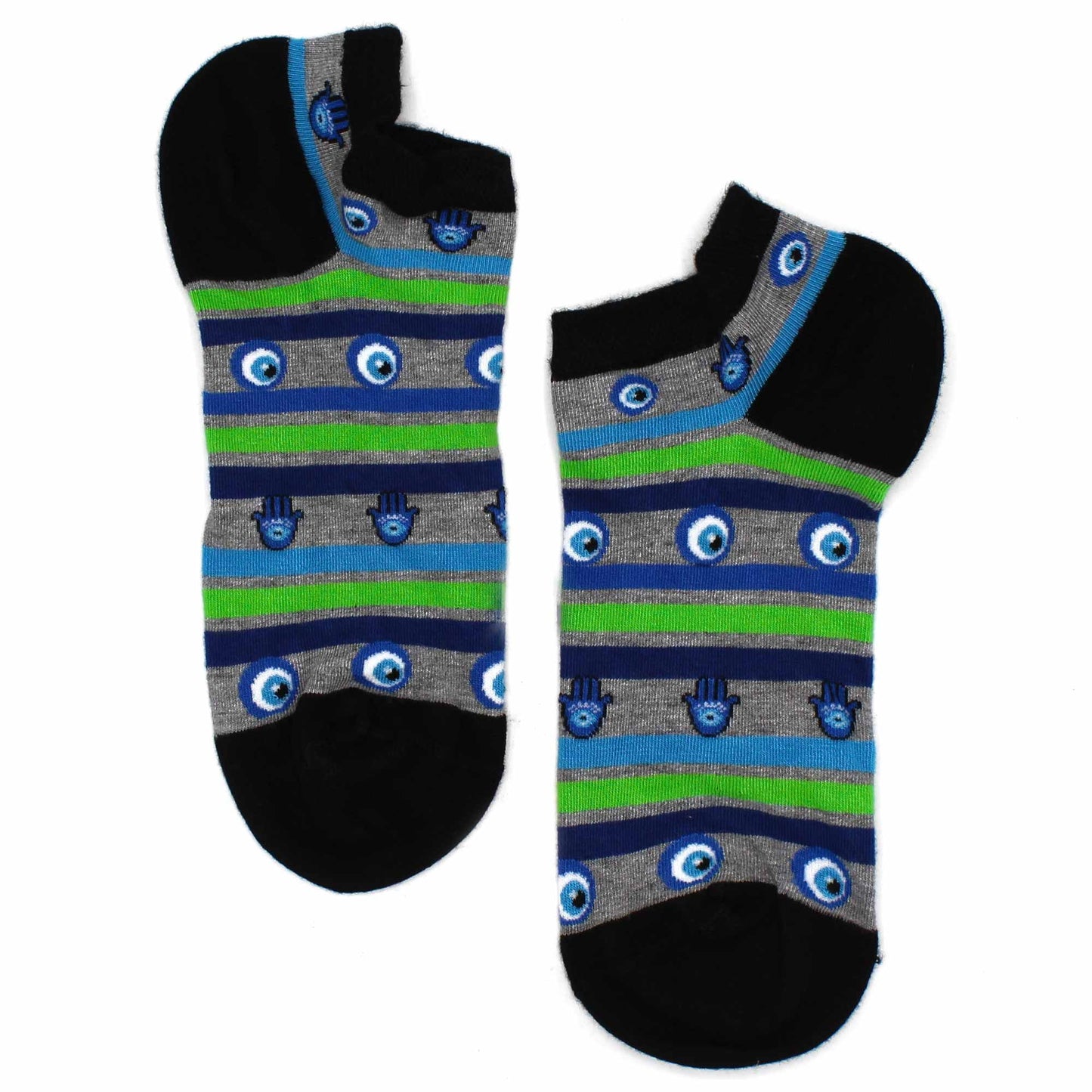 M/L Hop Hare Bamboo Socks Low (41-46) - Evil Eye & Hamsa
