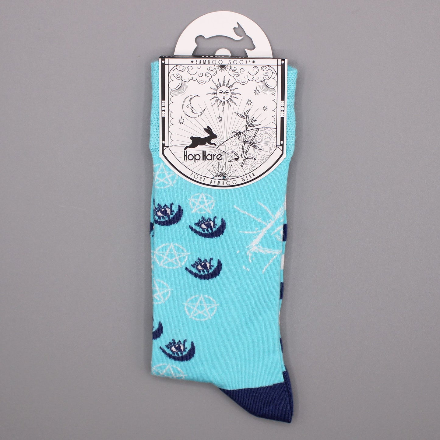 Hop Hare Bamboo Socks (41-46) - Pentagram and Evil Eye