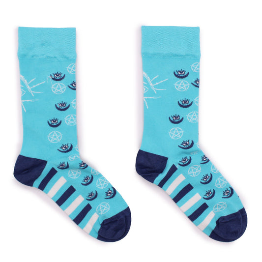 Hop Hare Bamboo Socks (41-46) - Pentagram and Evil Eye