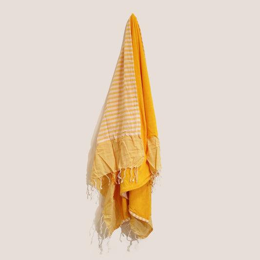 Cotton Pareo Towel - 100x180 cm - Sunny Yellow